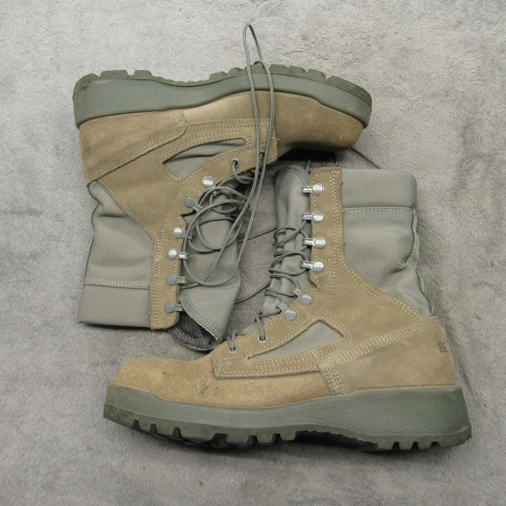 Belleville‎ Mens Boots 7 R Green Goretex Waterproof Steel Toe Military Combat